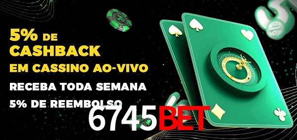 Promoções do cassino ao Vivo 6745bet